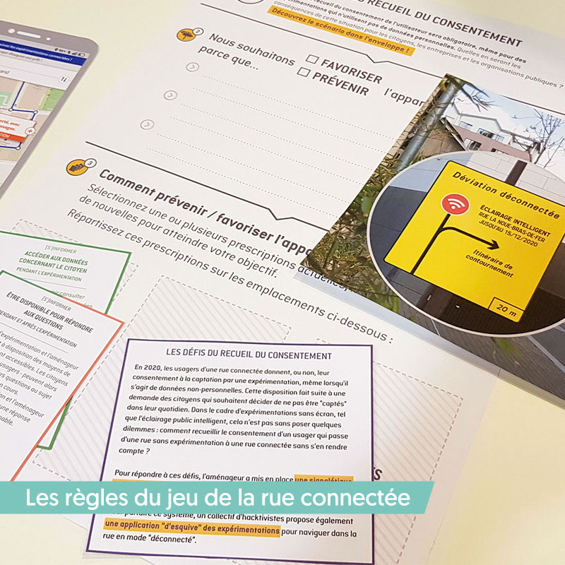 Les règles du jeu de la rue connectée, un atelier pour imaginer les futures implications des préconisations encadrant des expérimentations de rue connectée à Nantes